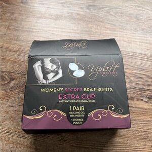 Uplift Secret Women’s Silicone Bra Inserts – Extra Cup Boost